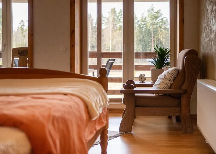 Authentic Estonian Wood Interior Apartment, Sunset Balcony Views, Lahemaa Kolga fotoğrafı