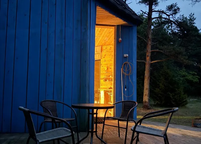 Lovely Blue Blue House In Saaremaa Taliku képek